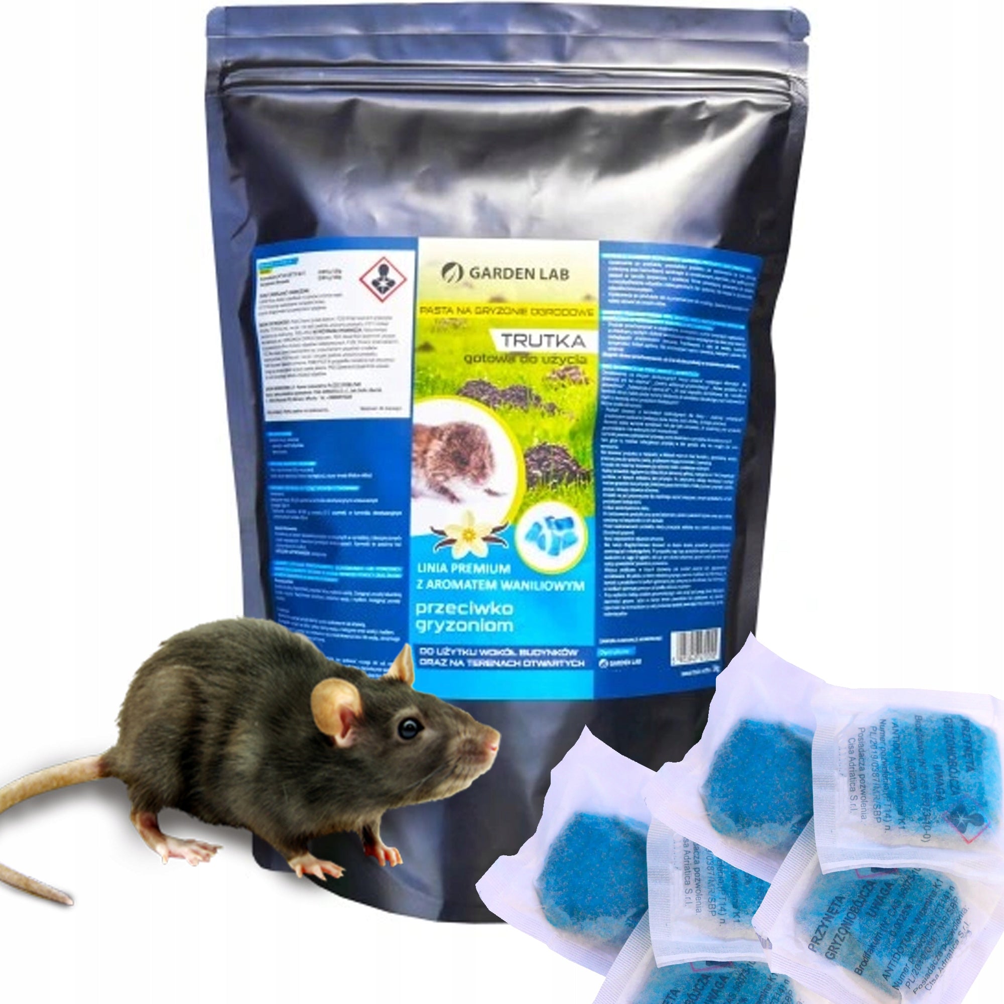 GardenLab very strong poison paste voles mice rats 1kg