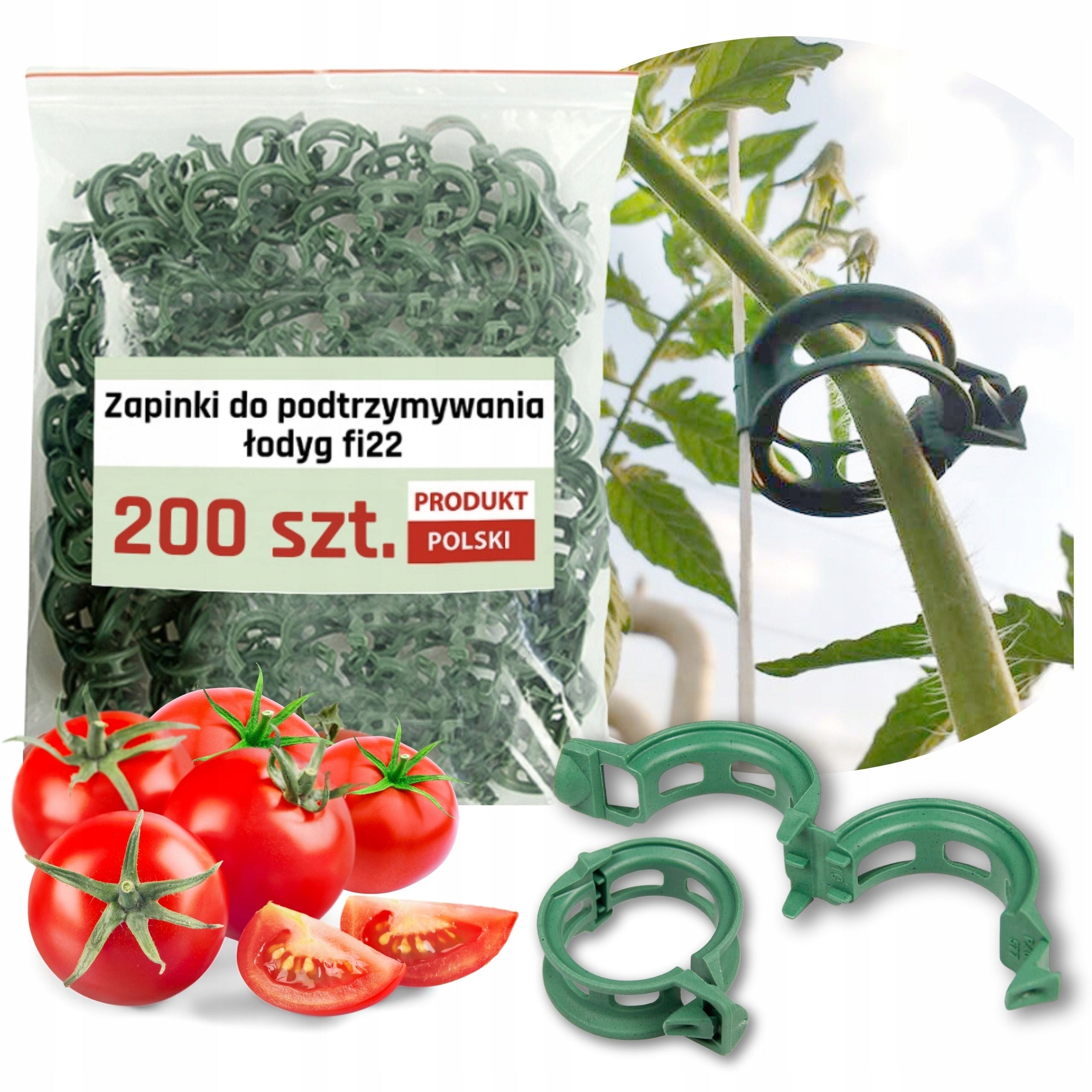 Gardening Clamps 200pcs For Fastening Plants Clips Tomatoes Bean Shoots