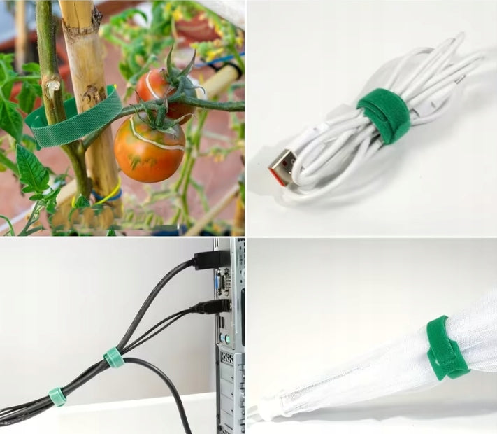 Gardening Headbands Supporting Plants 100pcs Green 15cm Stable Color green
