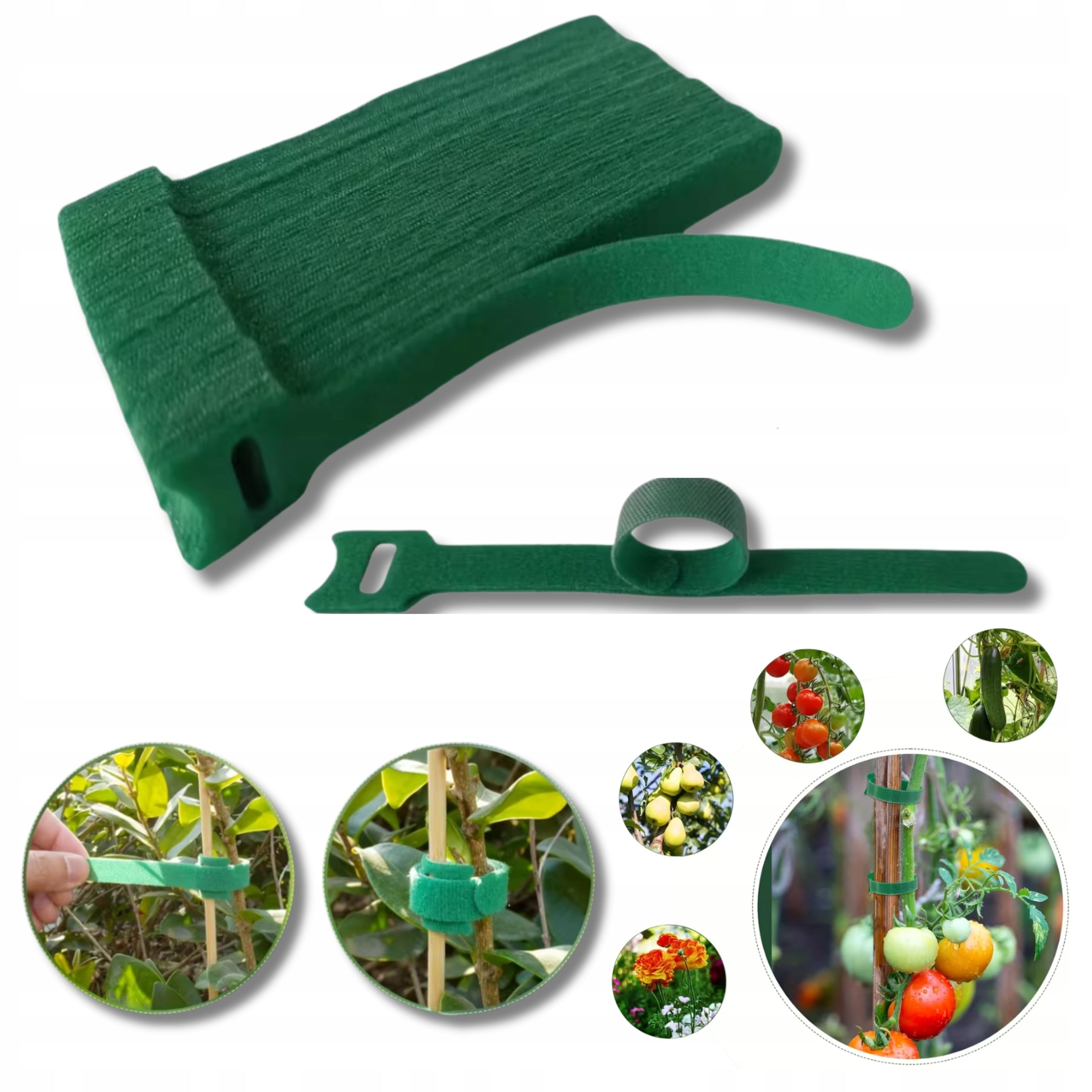 Gardening Headbands Supporting Plants 100pcs Green 15cm Stable
