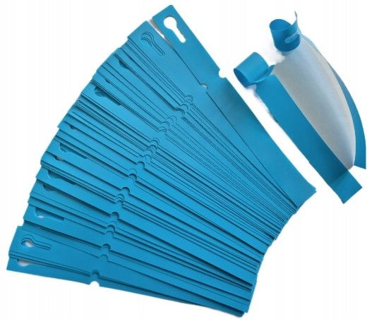 Gardening Loop Labels for Writing BLUE 200mm x 17mm (17x200) 100