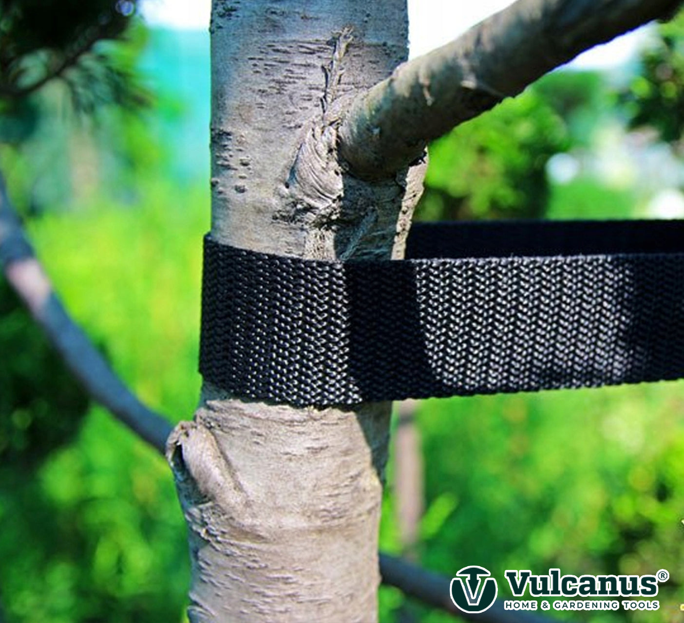 Gardening Tape 30mm x 5mb for Fixing Trees Shrubs Tiling Strong Color black