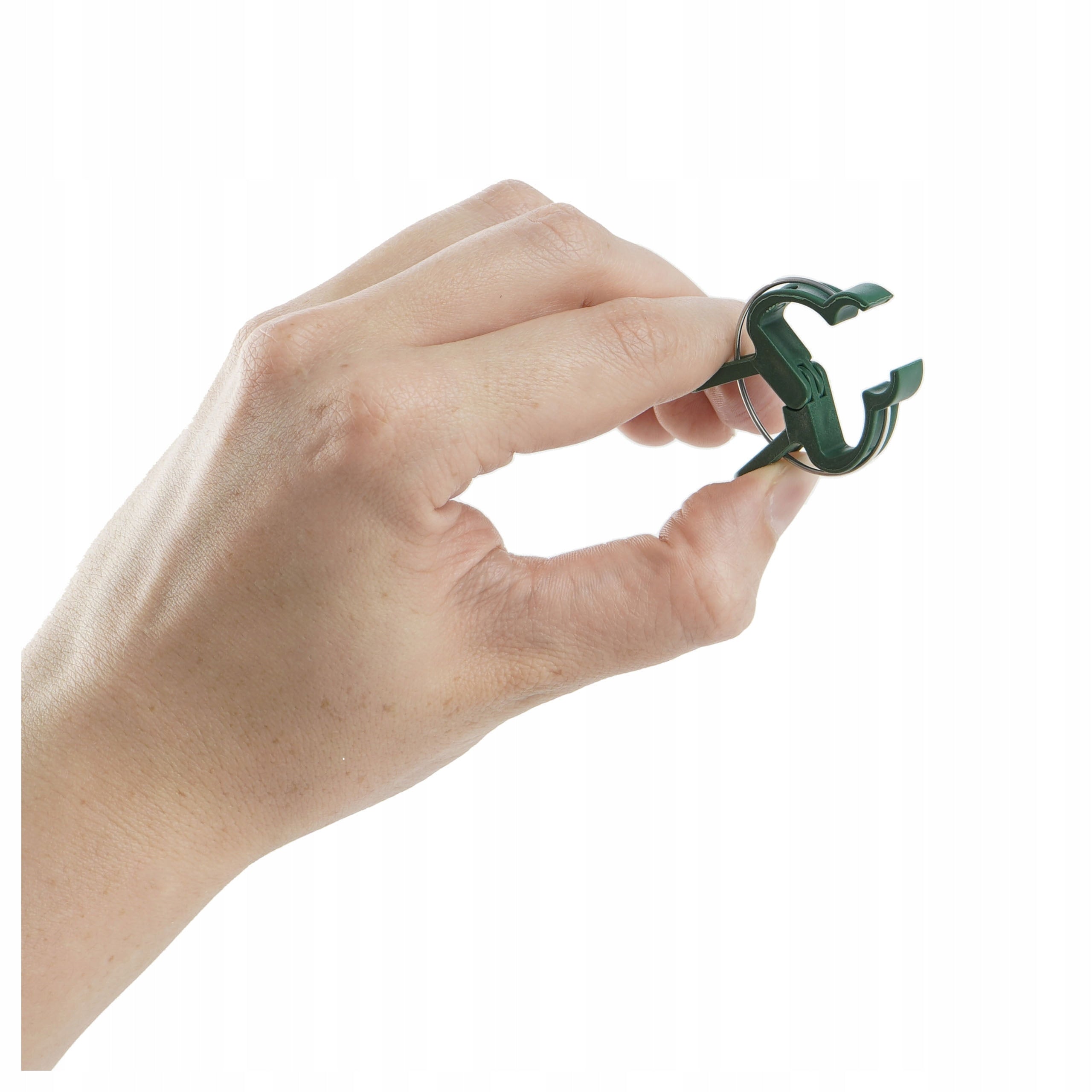 Gardening clips for tomatoes 20 pcs 2 sizes of shoot stem clasp Color green