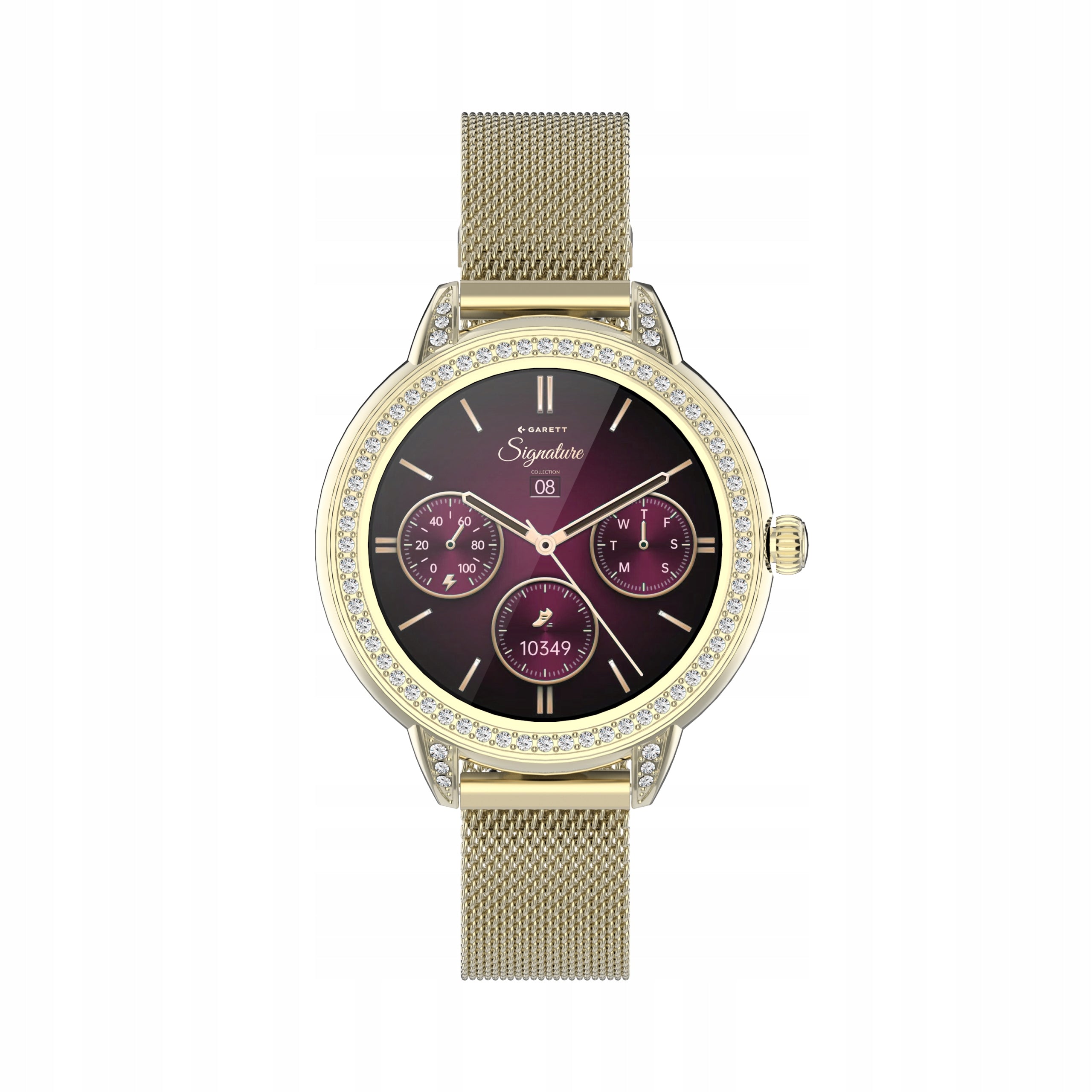 Garett Stella gold mesh AMOLED 1.1 Always On Display Bluetooth smartwatch Manufacturer code 5904238485125