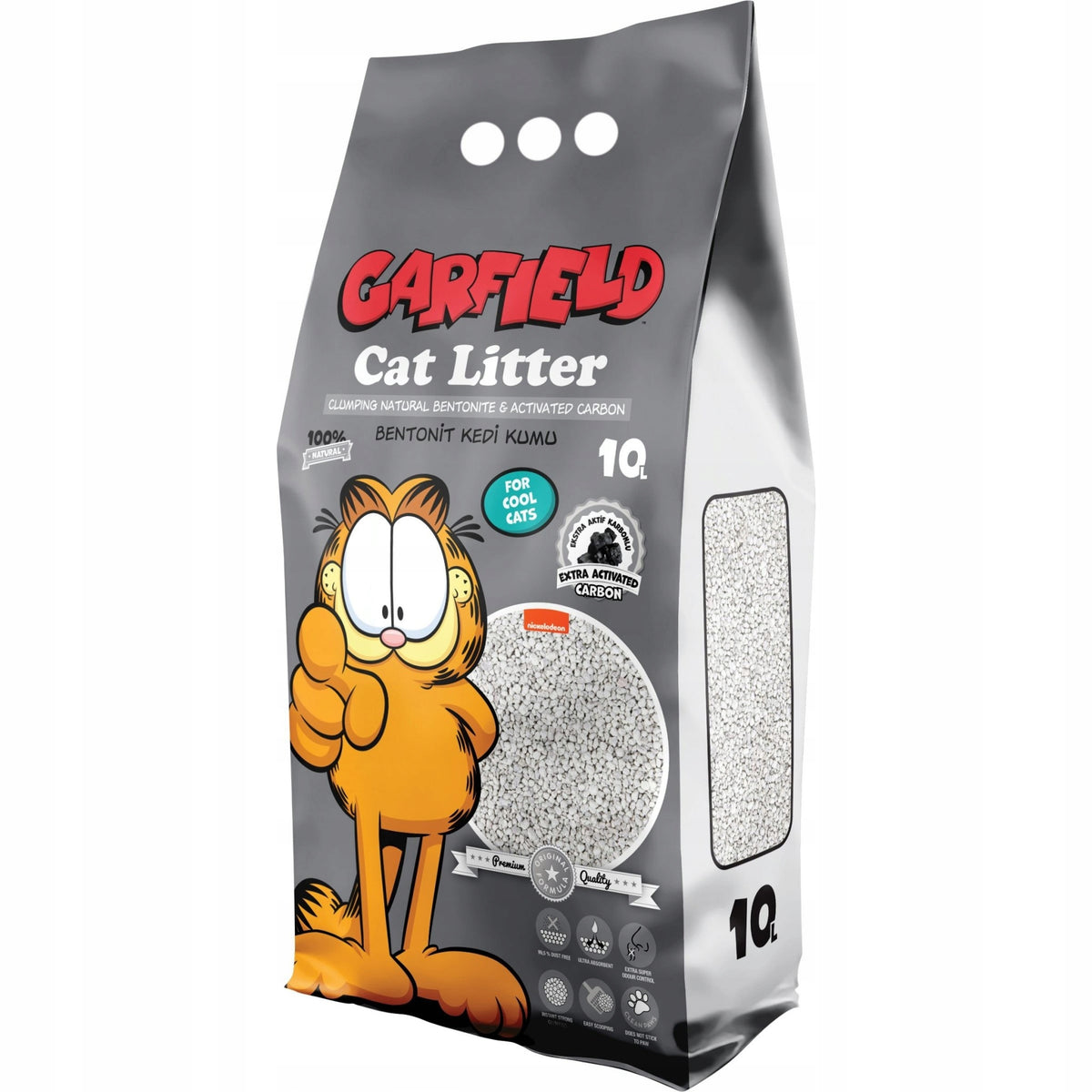 Garfield activated carbon litter for Cat Dust-free 10L