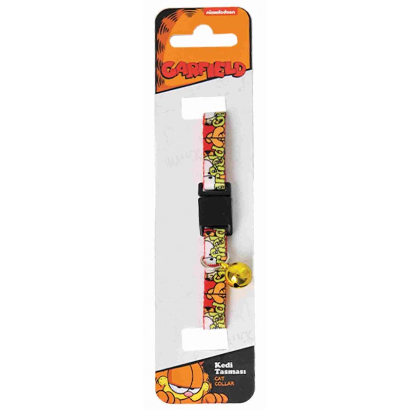 Garfield cat collar colorful with bell