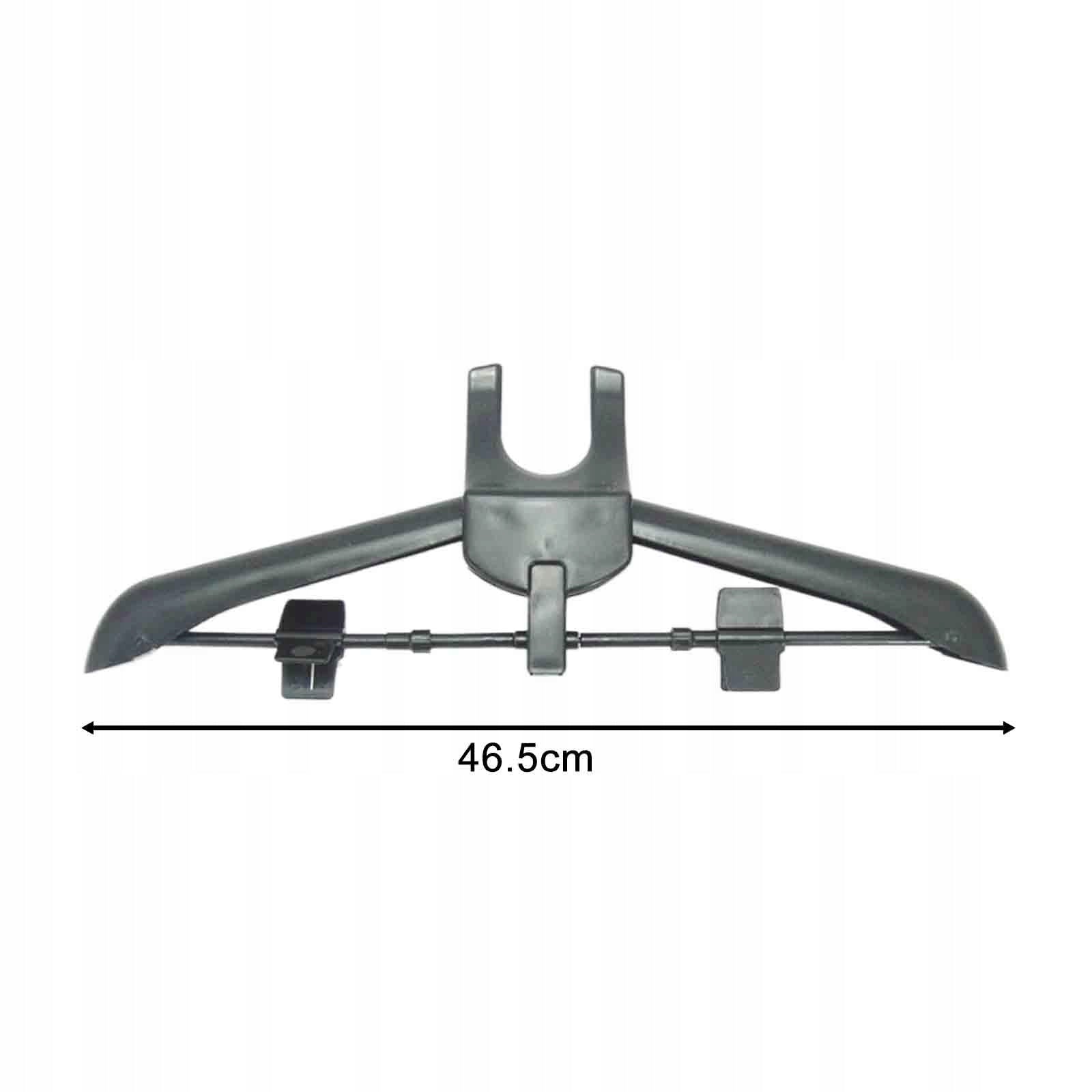 Garment Steamer Hanger Folding Laundry Supplies Reusable Pants Hanger Black Packaging status original