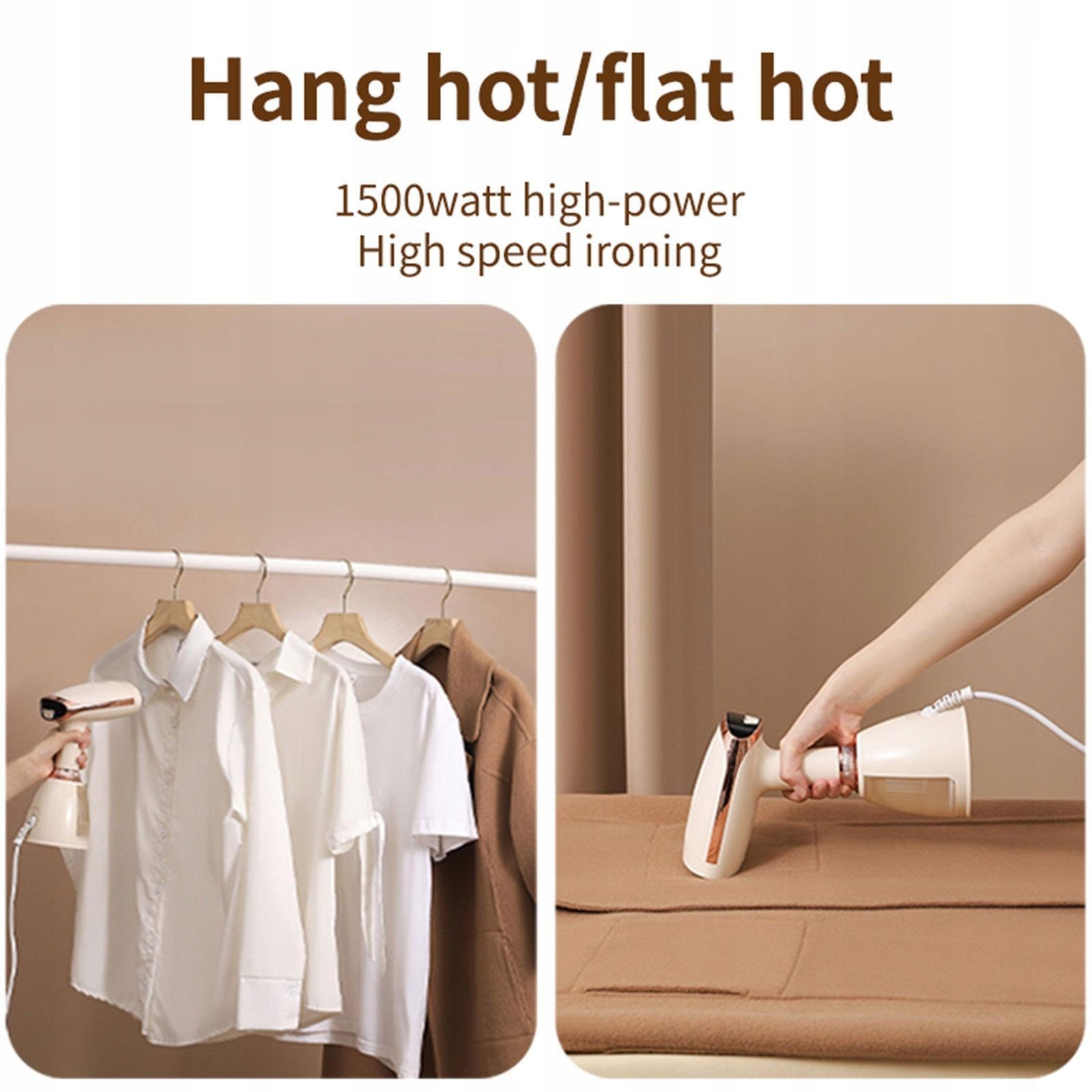 Garment Steamer Powerful Compact Quick Heat up Portable Professional Packaging status original