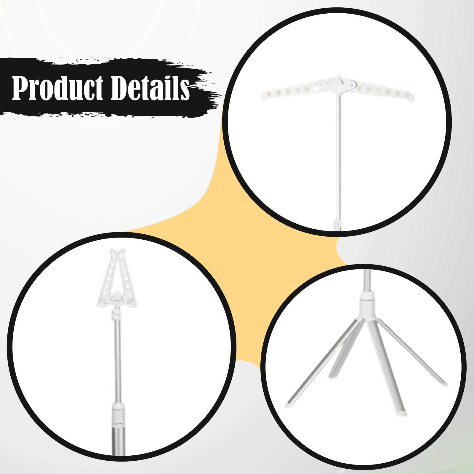 Garment Steamer Stand Clothes T Shirt Display Stand Metal Adjustable White Brand no brand