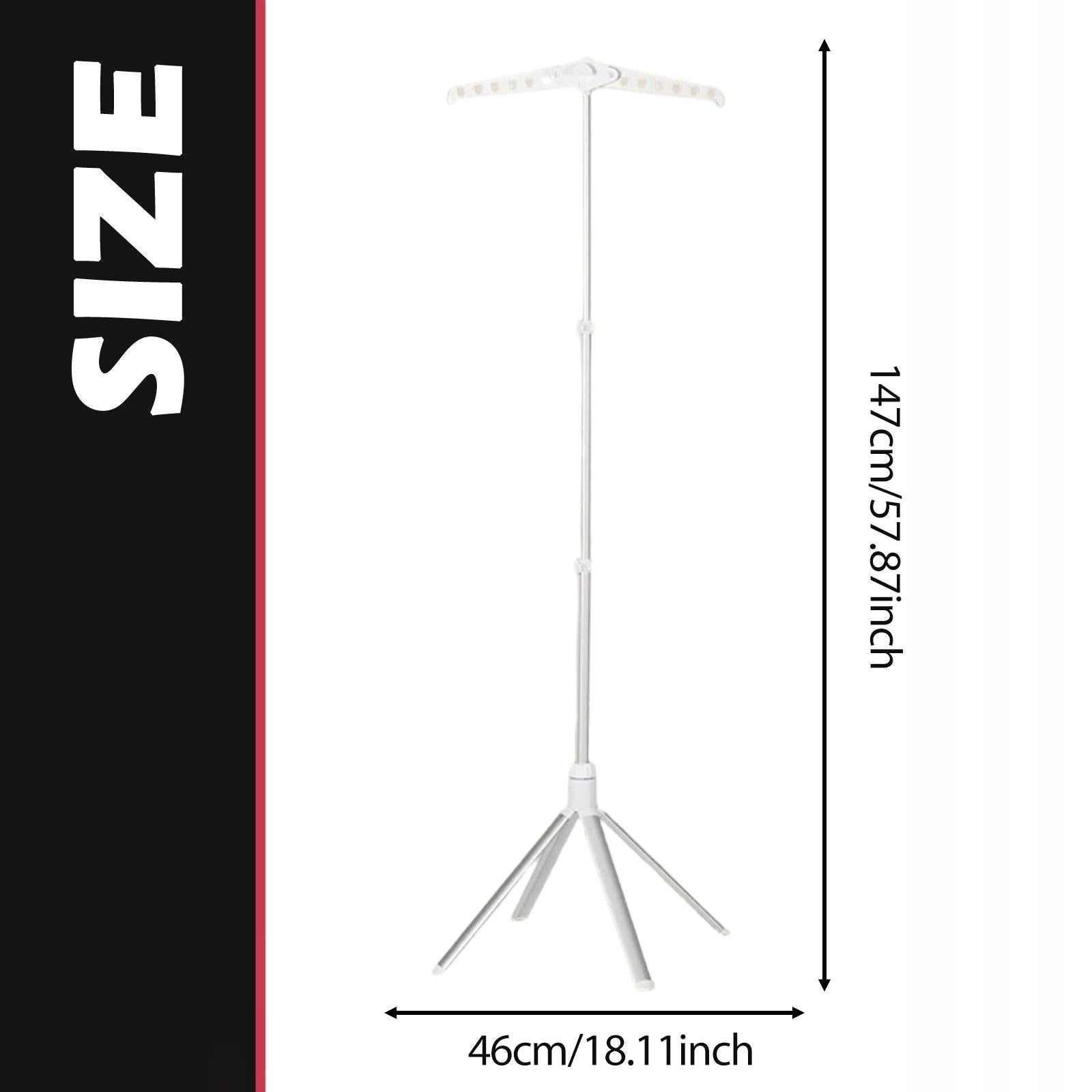 Garment Steamer Stand Clothes T Shirt Display Stand Metal Adjustable White Packaging status original