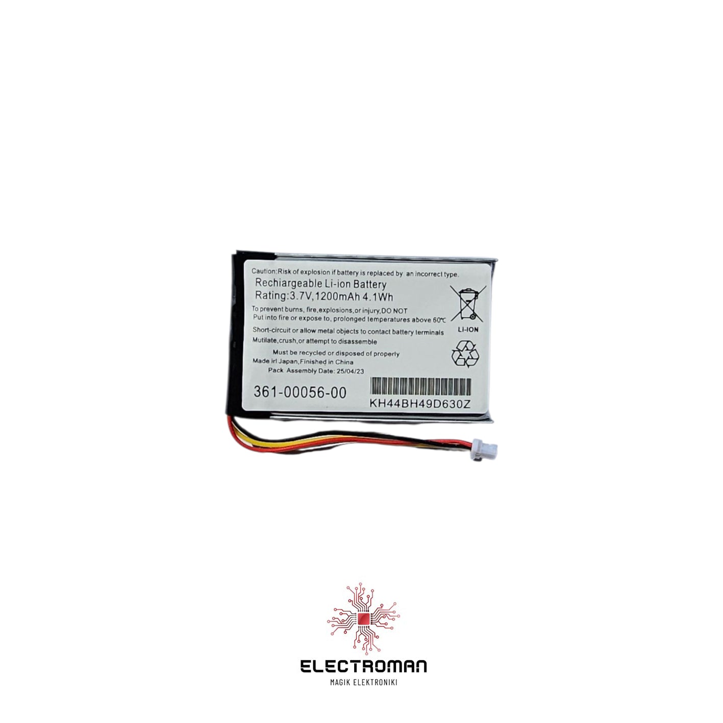 Garmin 361-00056-00 /08/50 1200mAh Li-Ion Nuvi/Drive/DriveSmart Battery Packaging status original
