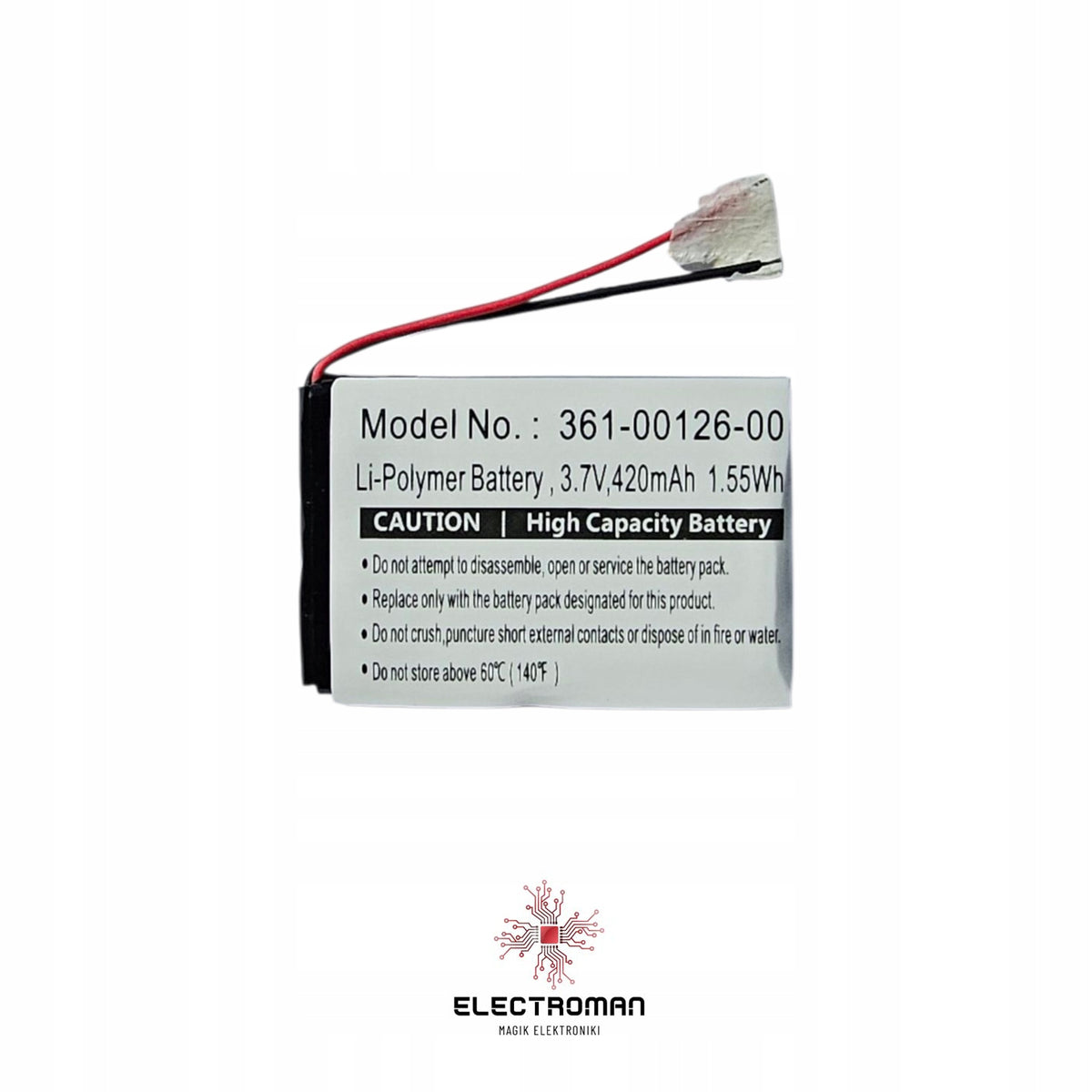 Garmin 361-00126-00 Li-Polymer 420mAh Fenix 6X/Tactix Delta Battery Packaging status original