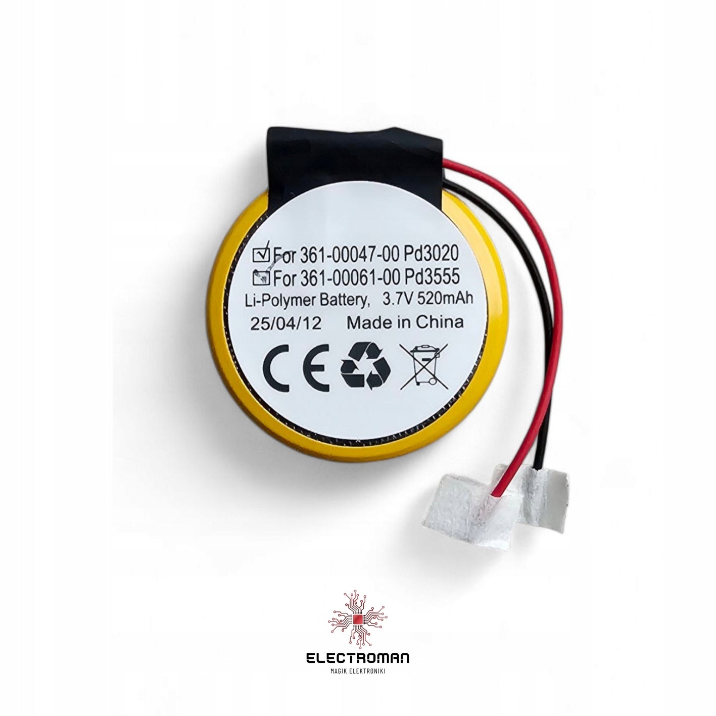 Garmin Battery 361-00047-00 /61-00 /64-00 520mAh Forerunner/Approach