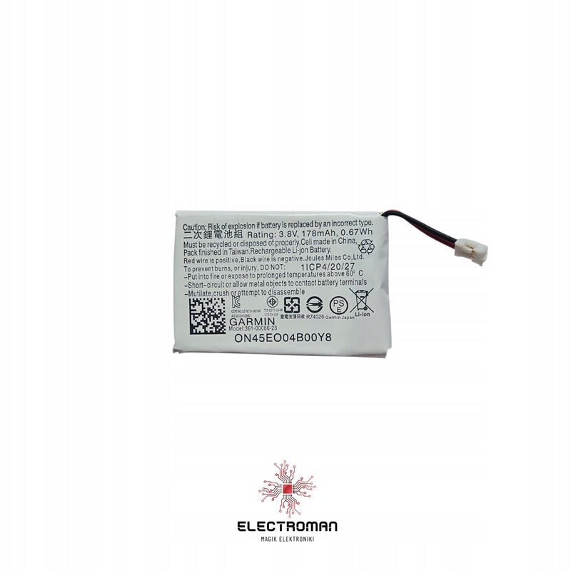 Garmin Battery 361-00086-23 Forerunner 225 630 Instinct