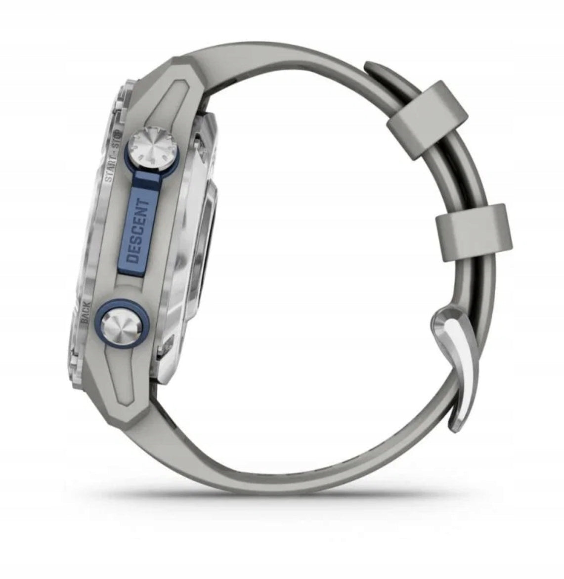 Garmin Descent Mk3 43 mm - Stainless steel with silicone strap Manufacturer code 010-02753-04