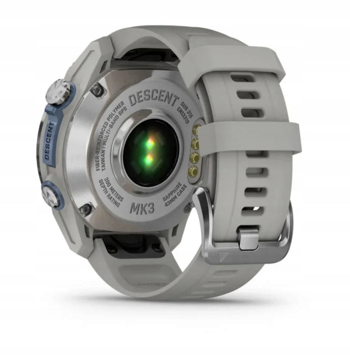 Garmin Descent Mk3 43 mm - Stainless steel with silicone strap Packaging status original
