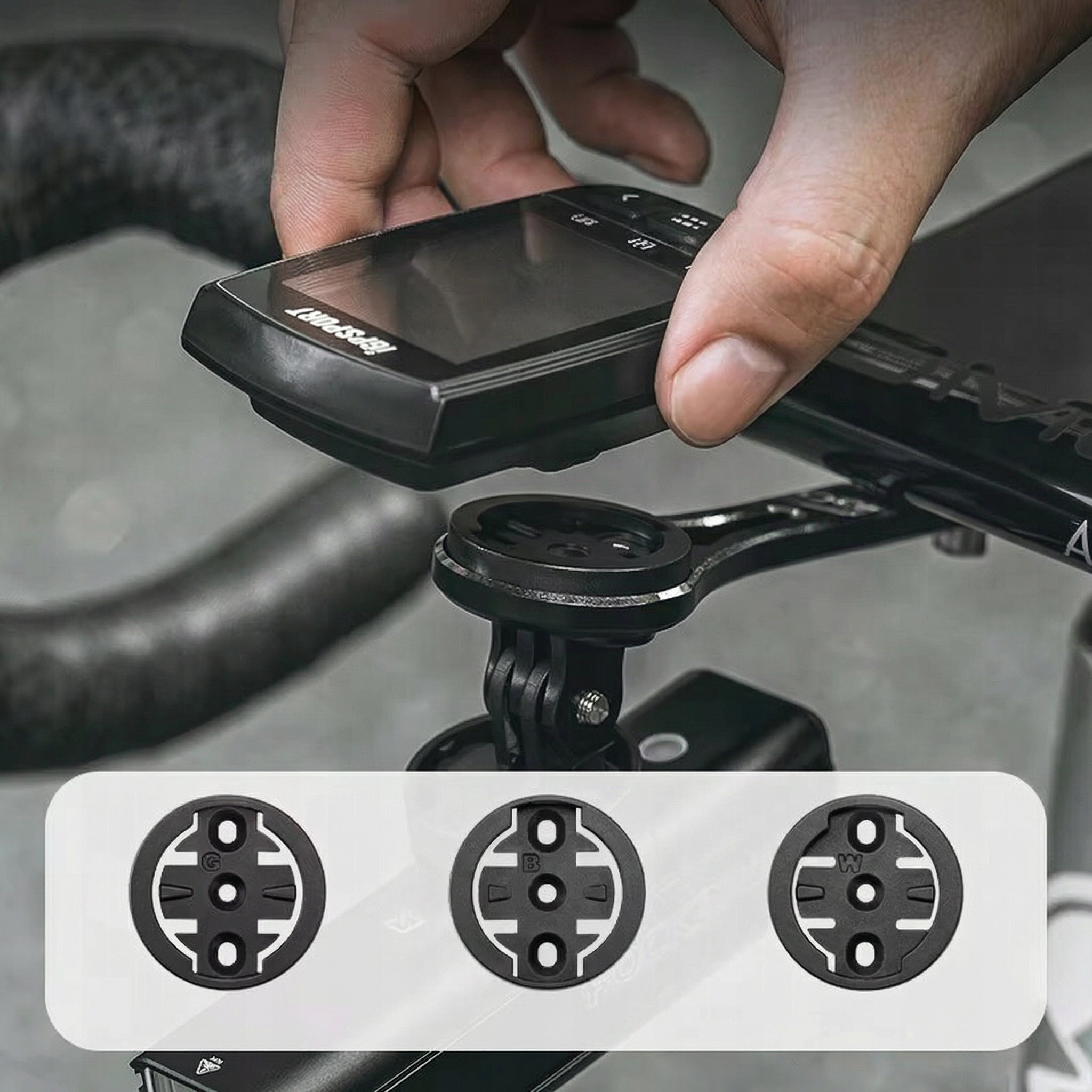 Garmin Edge Explore 2 bicycle holder for navigation bike integrated alu Brand Rockbros