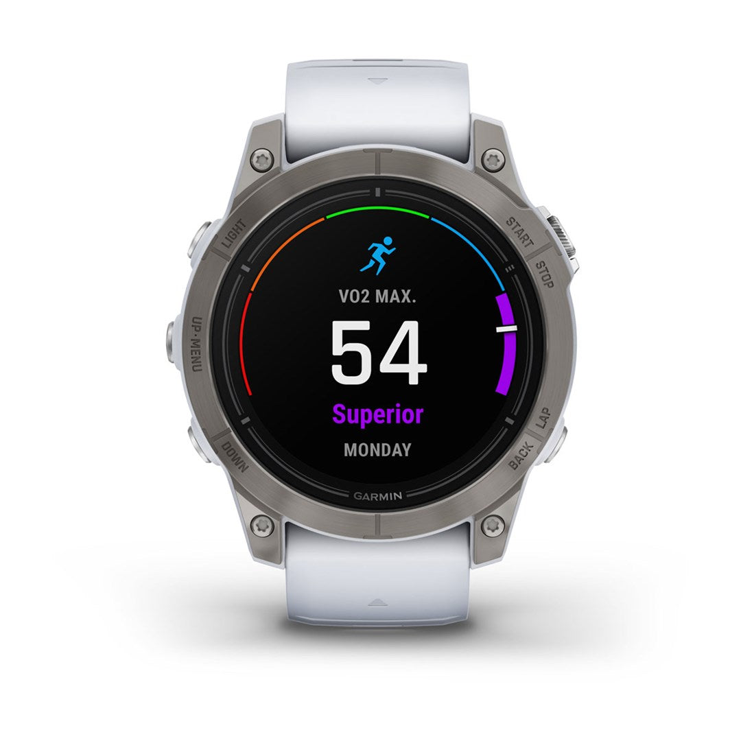 Garmin Epix Pro Gen 2 Sapphire 47mm Titanium Whitestone 010-02803-21 Packaging status original