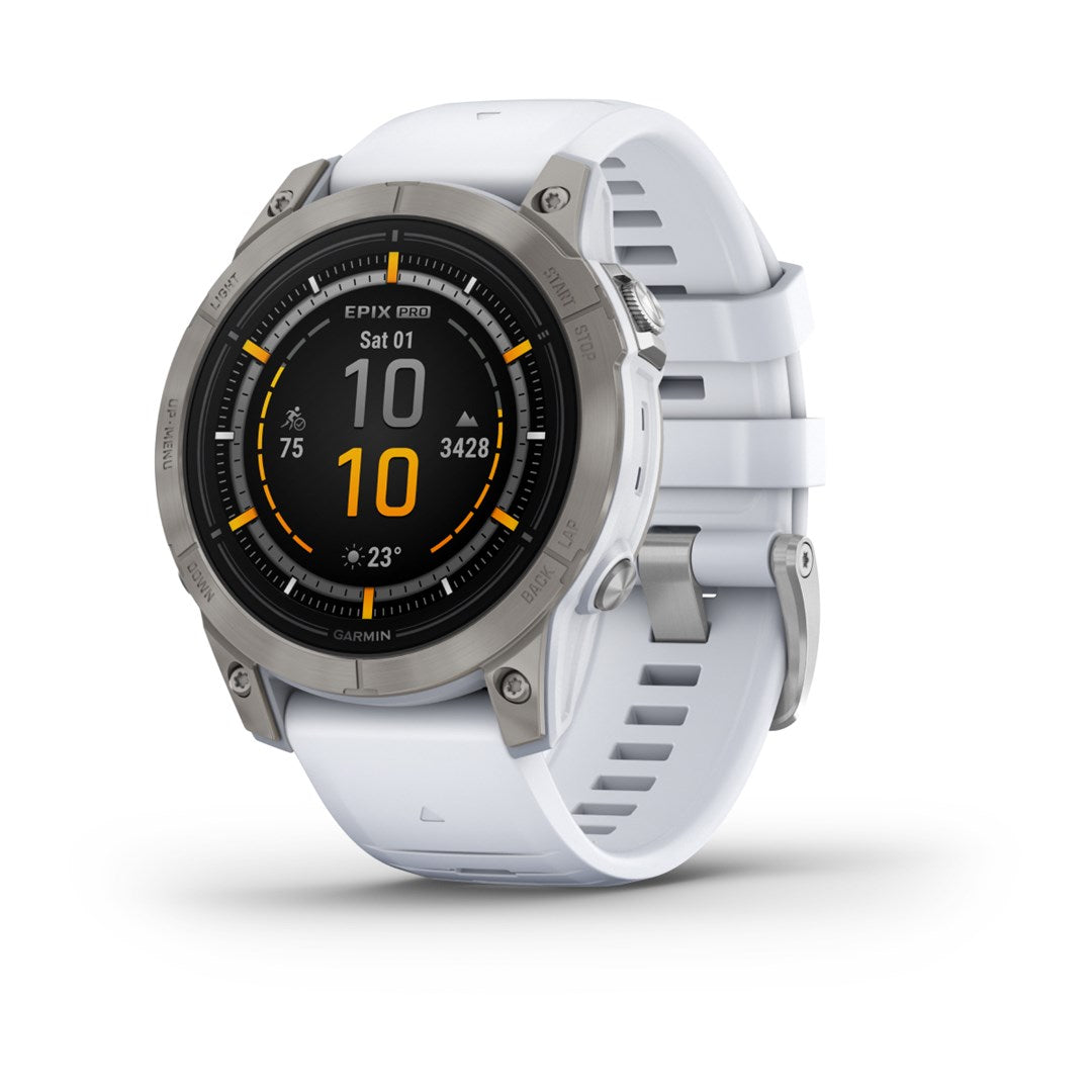 Garmin Epix Pro Gen 2 Sapphire 47mm Titanium Whitestone 010-02803-21