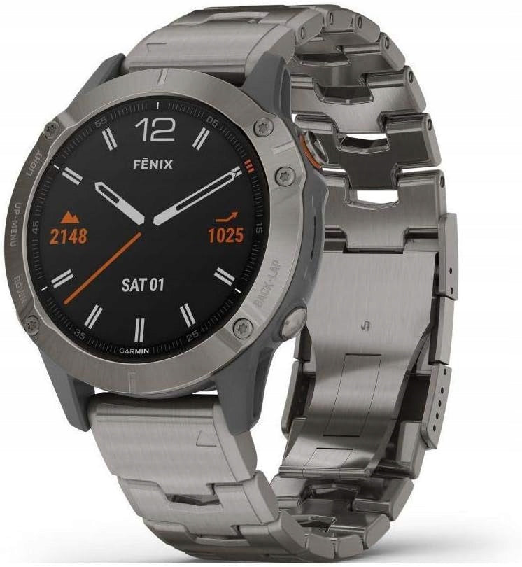 Garmin Fenix 6 Pro Sapphire Titanium with Bracelet 010-02158-23