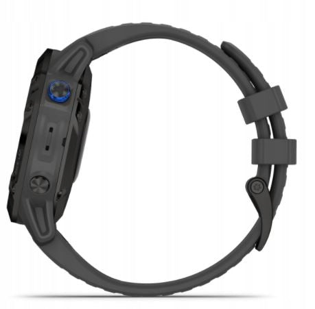 Garmin Fenix 6 Pro Solar Černá s šedým páskem Color black