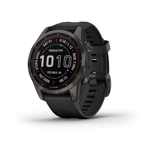 Garmin fēnix® 7S Solar Schiefergrau/Schwarz 