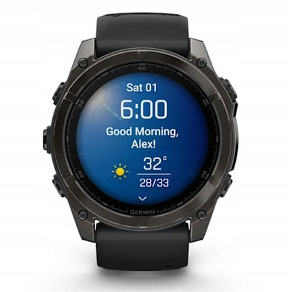 Garmin Fenix 8 51 mm AMOLED Sapphire Carbon Grey DLC with PL TOPO 2026.1 Packaging status original