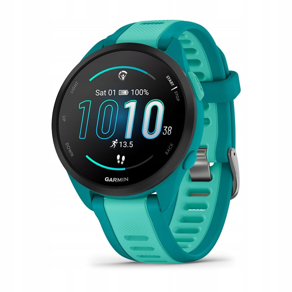 Garmin Forerunner 165 Music, 43 mm AMOLED Turquoise Aqua