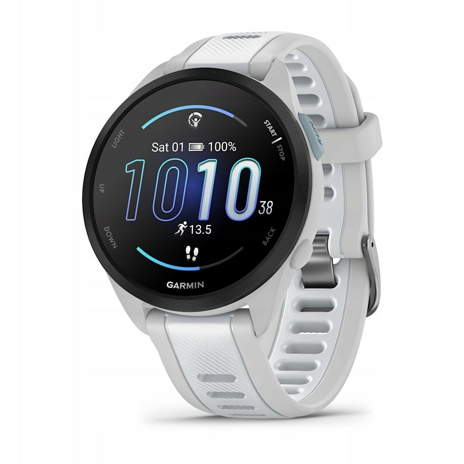 Garmin Forerunner 165 Music AMOLED 43mm Mist Grey Whitestone 010-02863-31