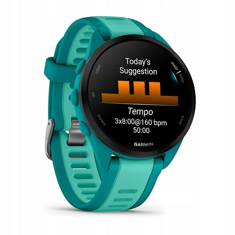 Garmin Forerunner 165 Music Turquoise Aqua watch Model Forerunner 165