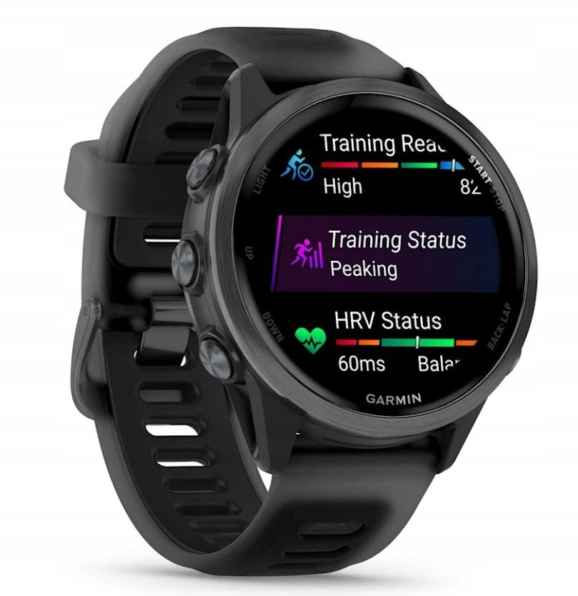 Garmin Forerunner 570 42mm AMOLED black sports watch 010-02970-00 Packaging status original
