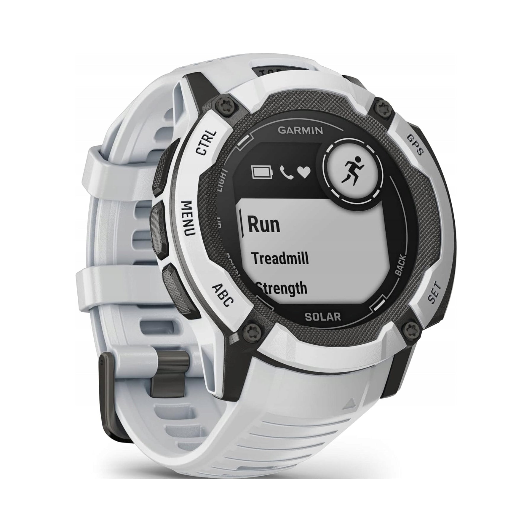 Garmin Instinct 2X Solar Sports Watch 50mm White 010-02805-04