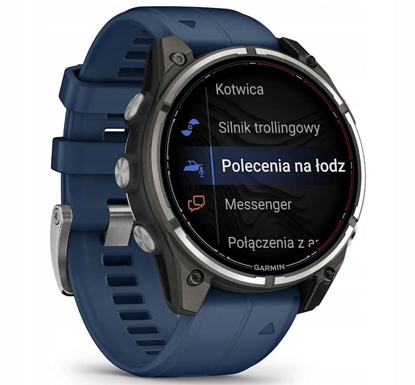 Garmin Quatix 8 Pro 47 mm AMOLED with PL TOPO 2025.4 Packaging status original