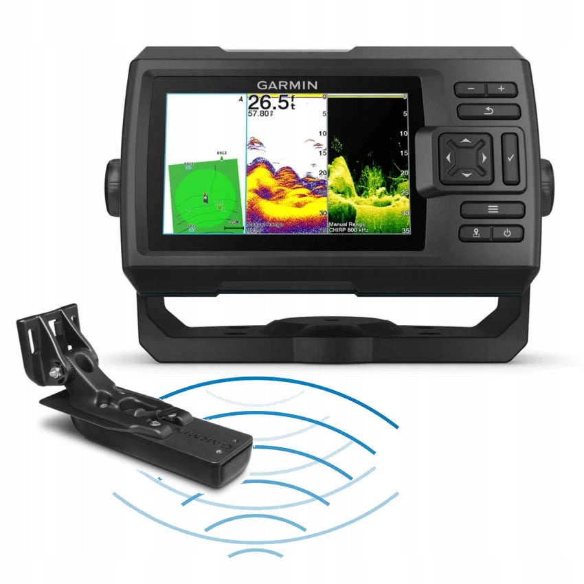 Garmin STRIKER Vivid 5cv sonar with GT20-TM converter
