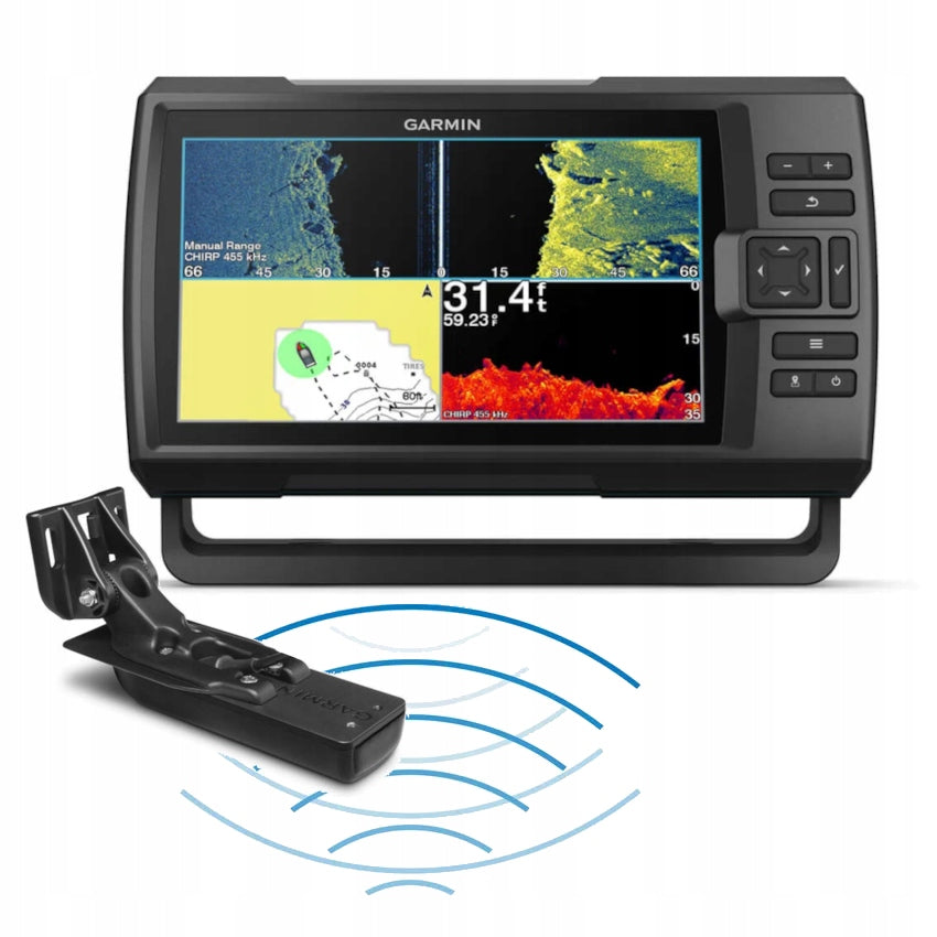 Garmin STRIKER Vivid 9sv + GT52HW-TM SideVü ClearVü transducer