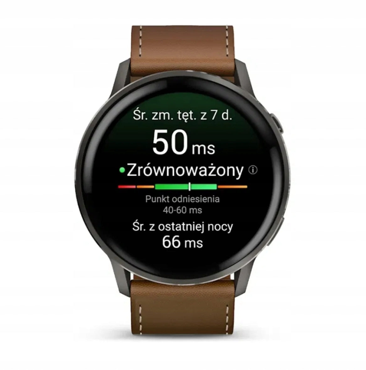 Garmin Venu 4 45 mm Slate s koženým a silikonovým řemínkem Model Venu 4