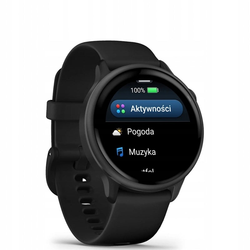 Garmin Vivoactive 6 Sports watch AMOLED 42mm Black Slate Black Brand Garmin