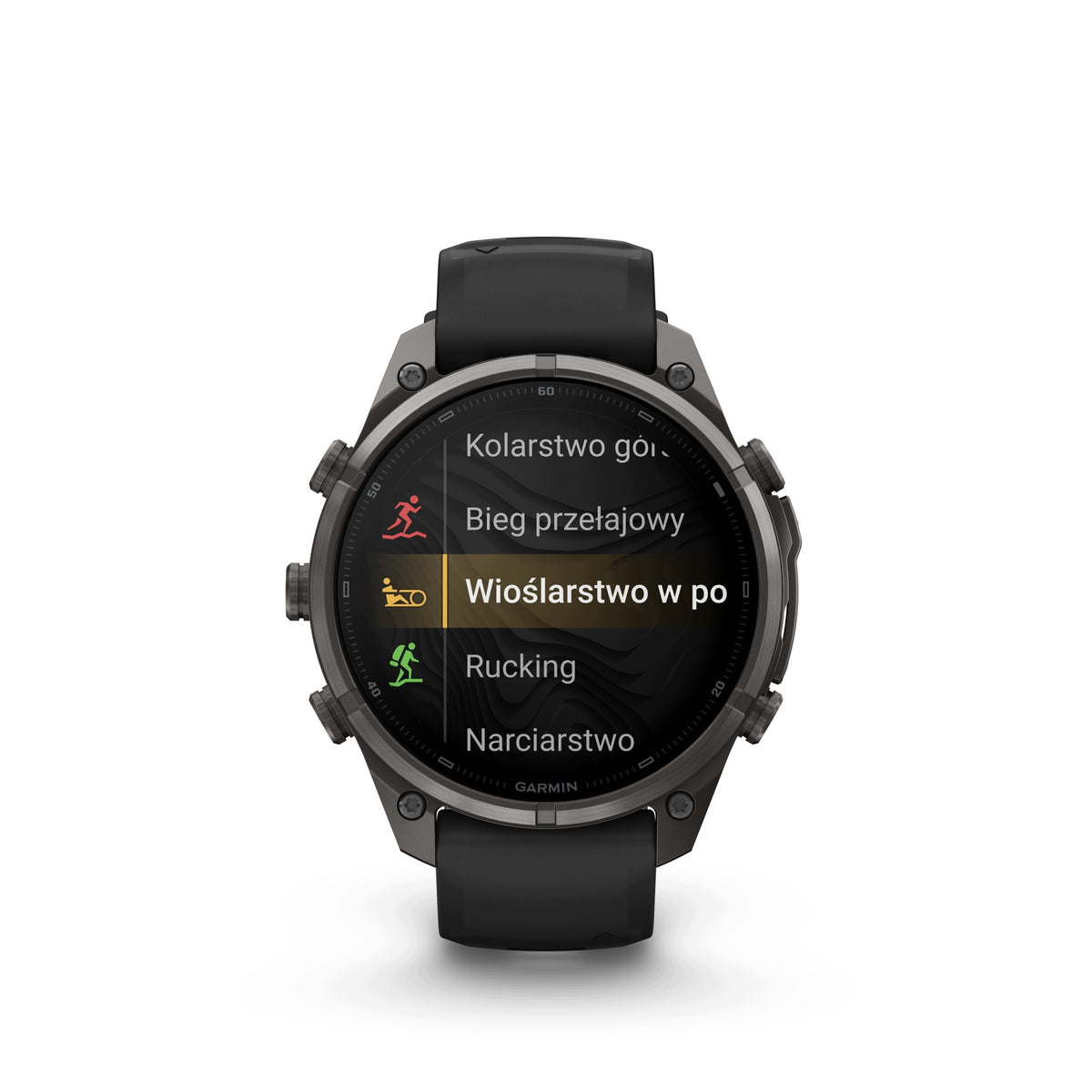 Garmin fenix 9 Pro inReach 47mm Titanium Carbon Gray (DLC) with Black Strap Packaging status original
