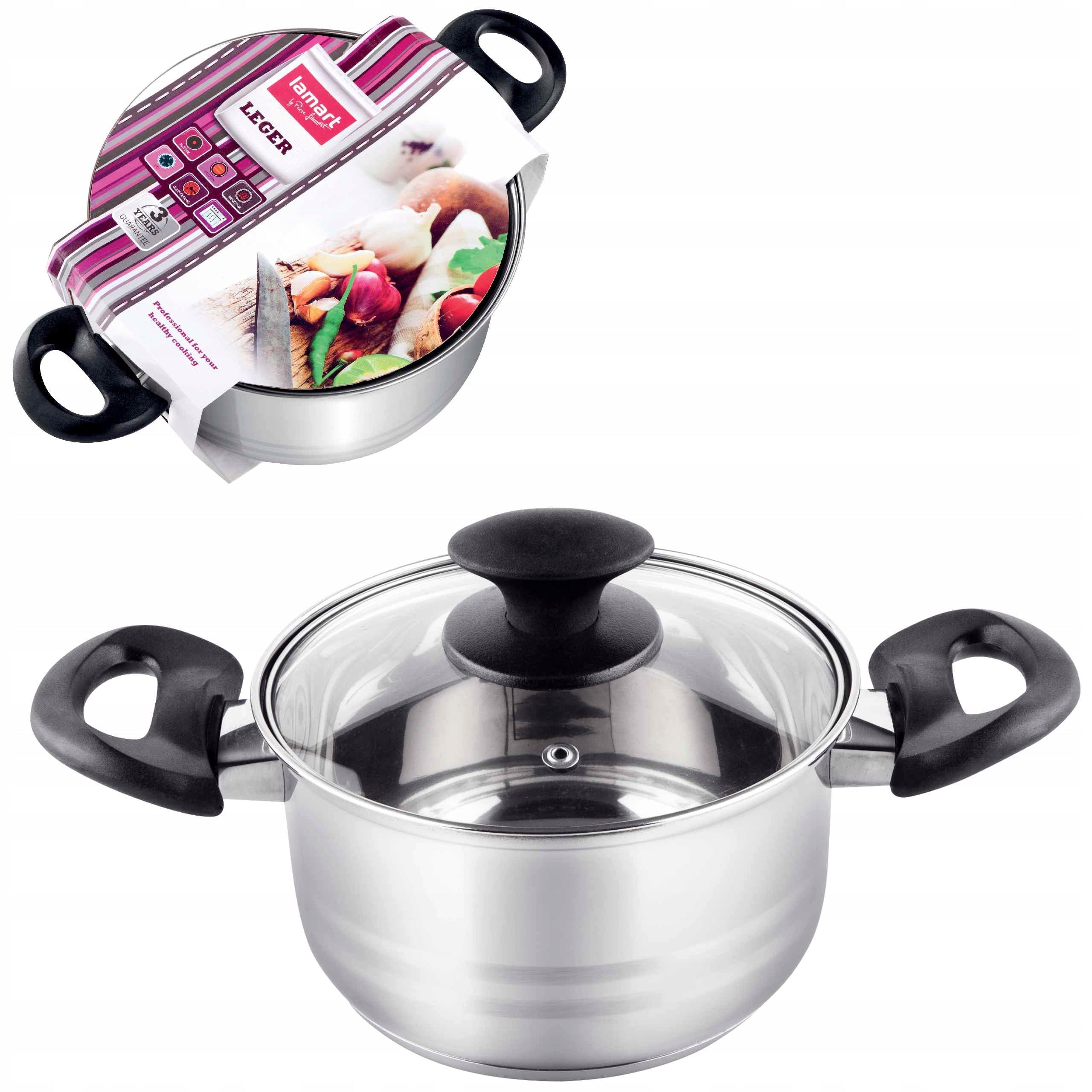 Lamart Leger puodas, nerūdijančio plieno, 16 cm, 1,9 l