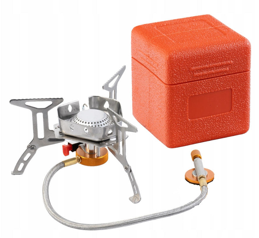 Gas Burner Field Stove Tourist Freestanding Folding For Cartridges