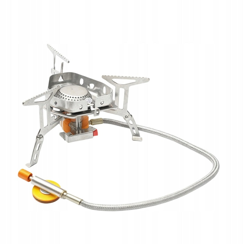 Gas Burner Field Stove Tourist Freestanding Folding For Cartridges