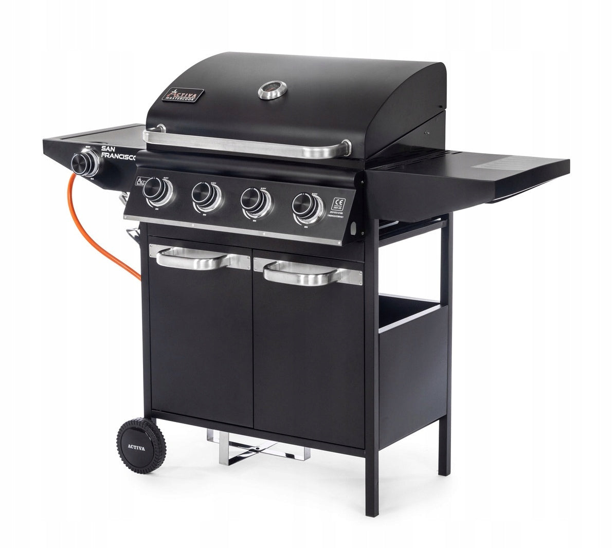 Gas Grill Activa Mastercook San Francisco 41 (12,8 3,2 kW) - 19684GD LE Grill depth 55 cm