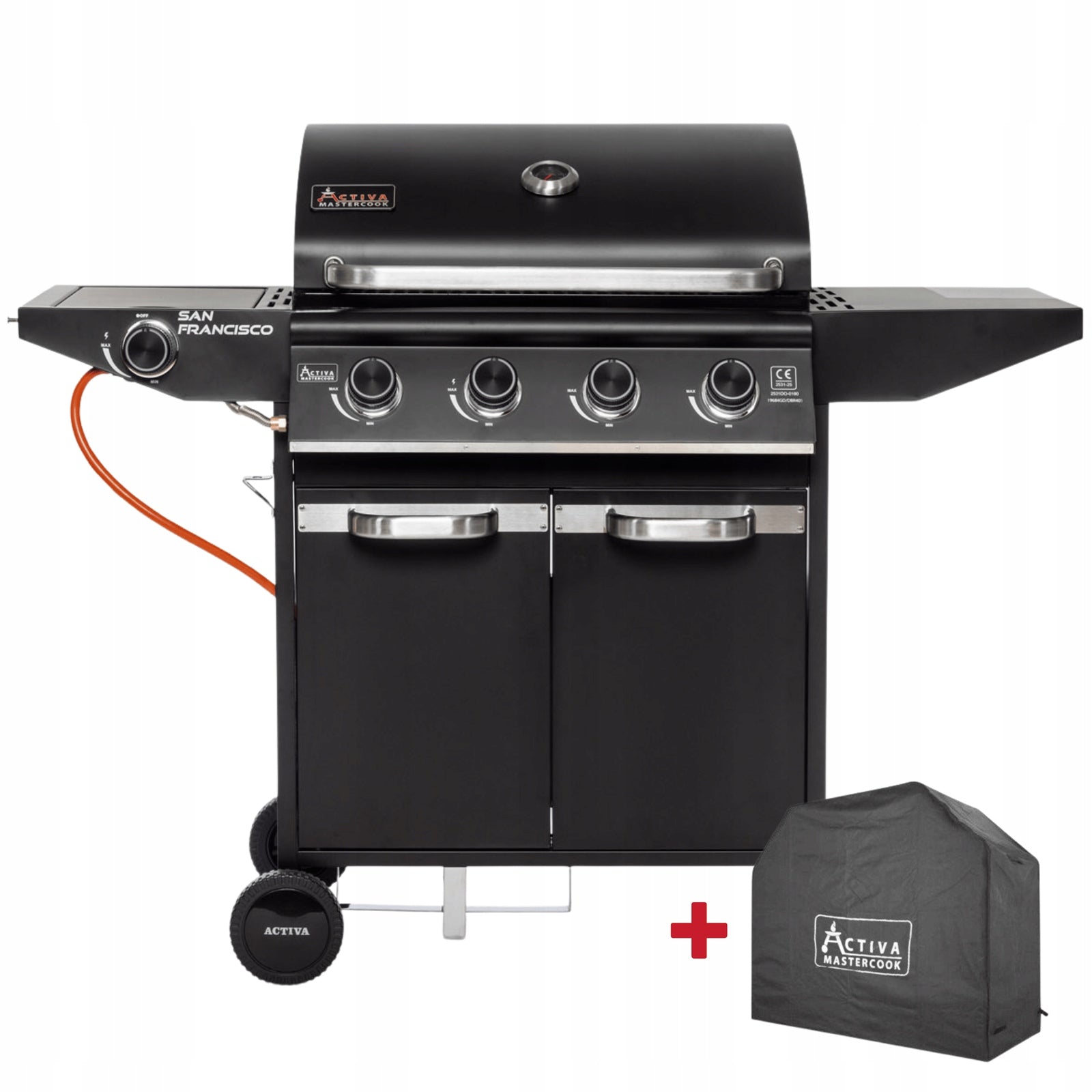 Gas Grill Activa Mastercook San Francisco 41 (12,8 3,2 kW) - 19684GD LE