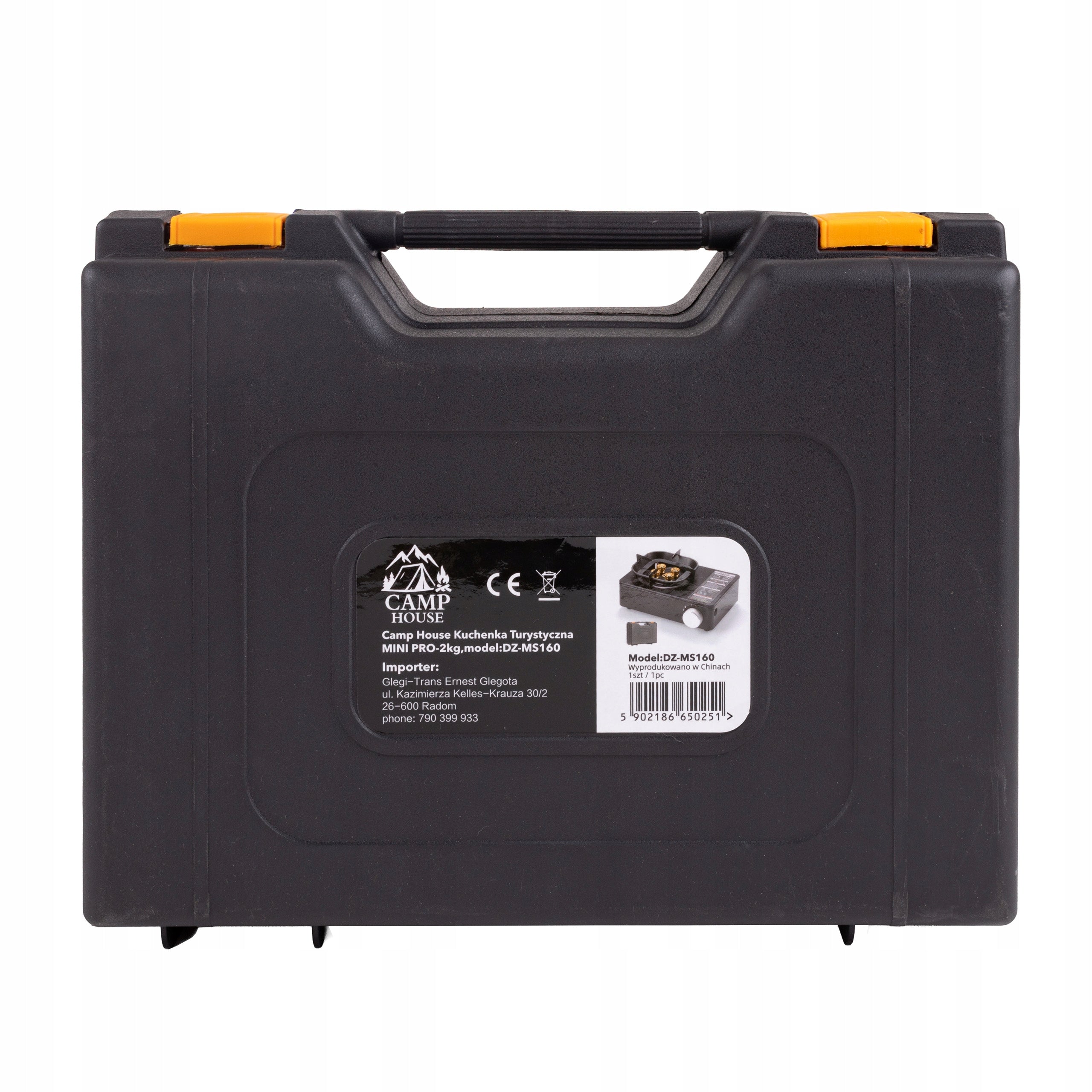 Gas Stove 2in1 Tourist Suitcase 1-Burner Mini Pro + 4 Cartridges Brand no brand