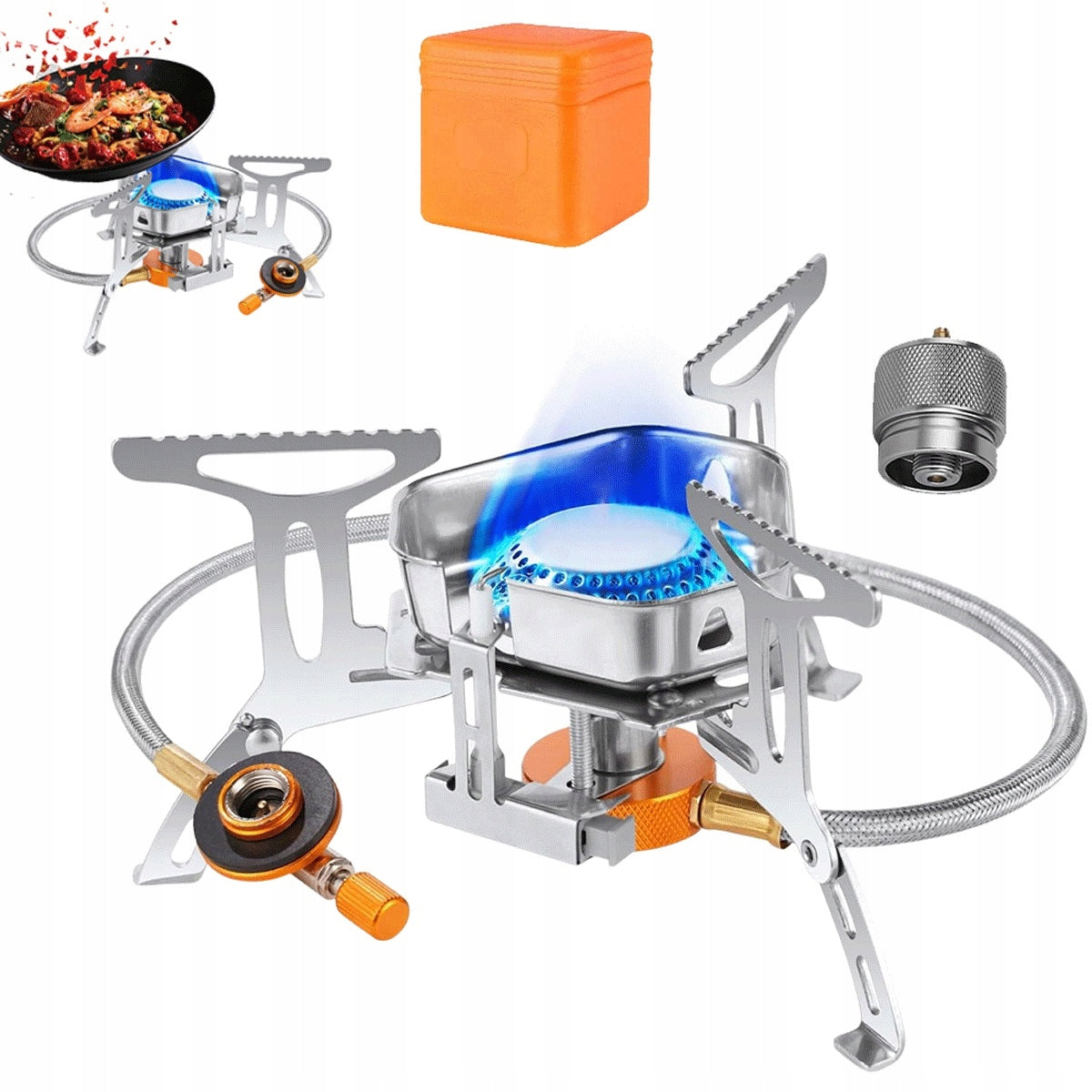 Gas Stove Folding Tourist Stove Strong Windproof Excellent