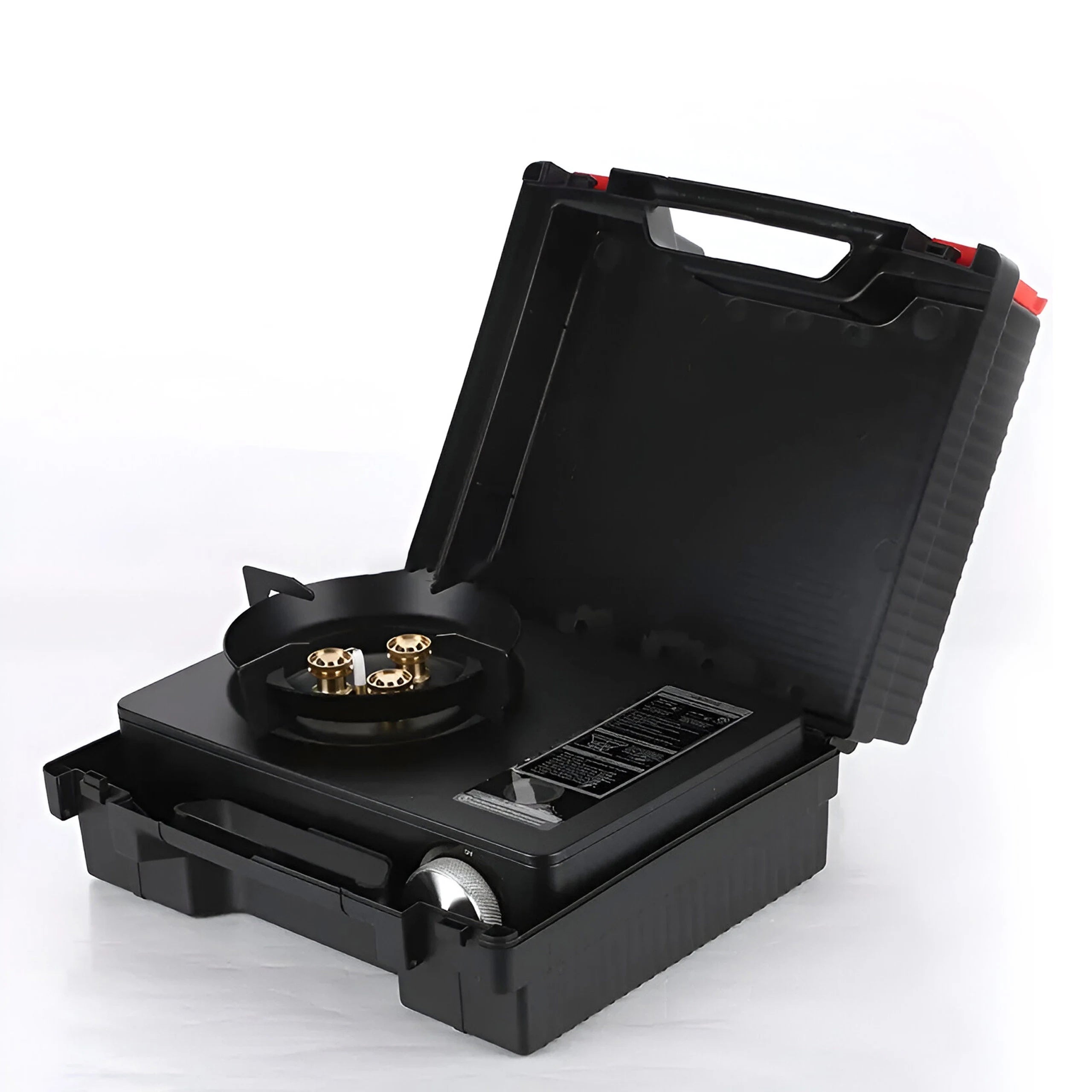Gas Stove Tourist Camping 3-Burner 12000 BTU with Suitcase Manufacturer code C100366