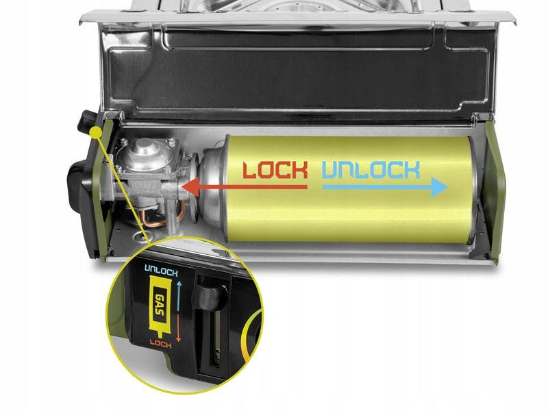 Gas cooker Delphin INOXIA Manufacturer code 101005853