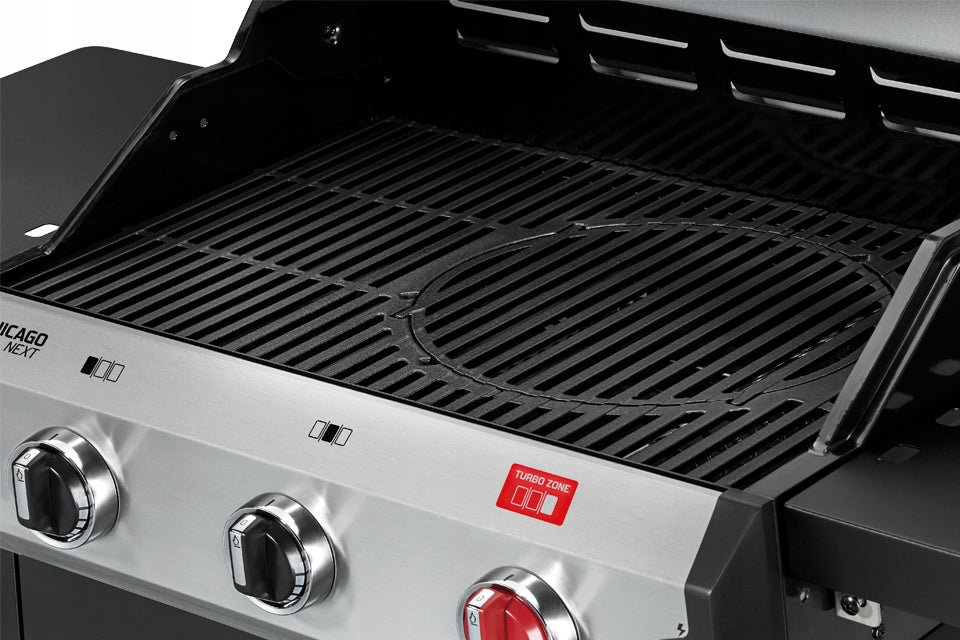 Gas grill Enders Chicago Next 3 R Turbo 3 burners cast iron grate, FREEBIES Grill depth 51 cm
