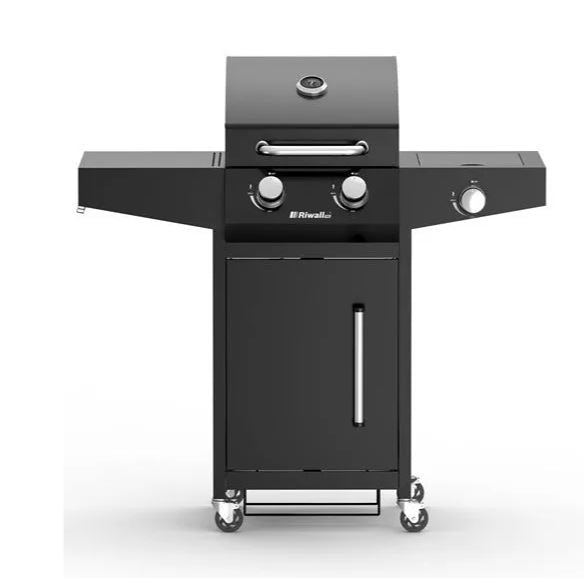 Gas grill Riwall rgg21 10 kW GARDEN 3-burner large grate Grill width 113.5 cm