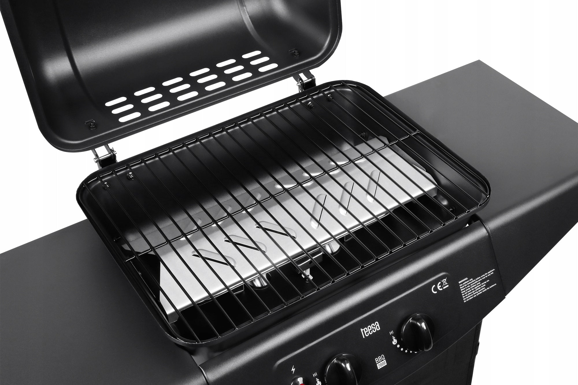 Gas grill Teesa BBQ 2000 2 burners 5 kW TSA0080 Grill width 98 cm
